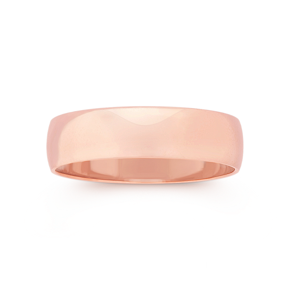 14K Rose Gold Band (5mm)