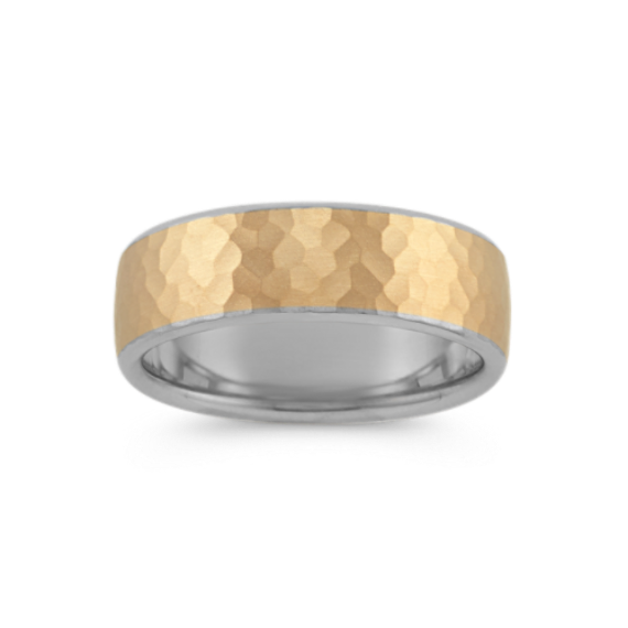 アクセサリー Garden of Eden18K& SV HAMMER FINISH RING Garden of Eden (ガーデンオブエデン) 