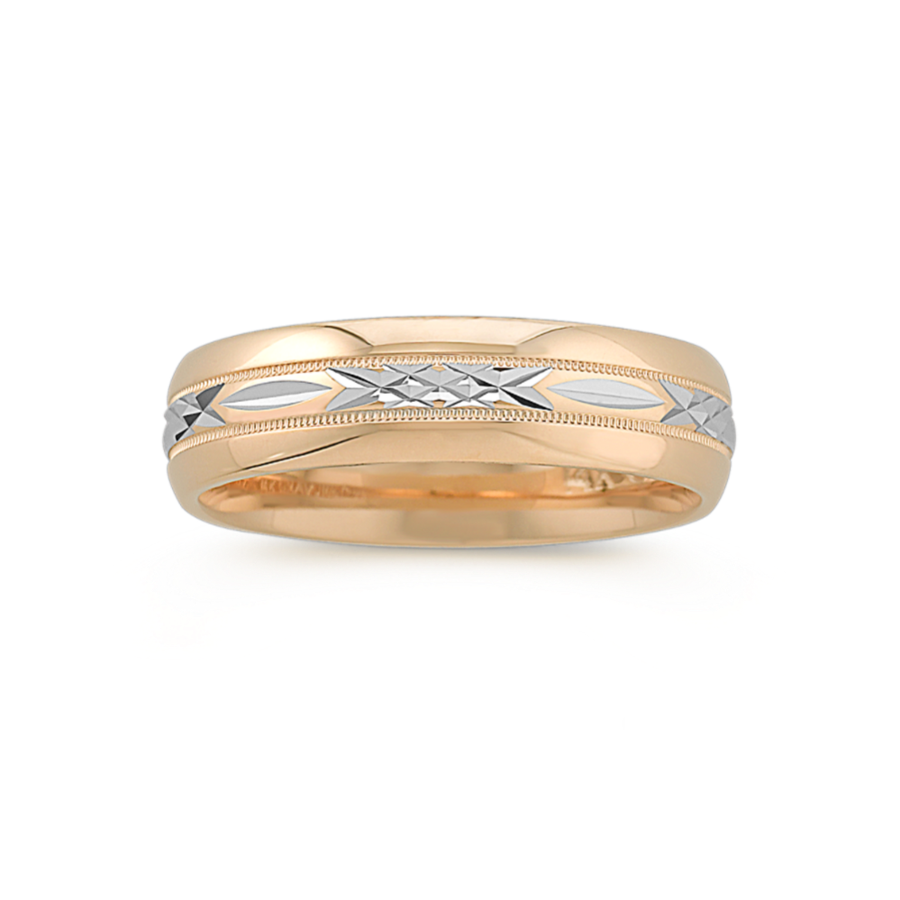 14k Yellow Gold Wedding Band (6mm)
