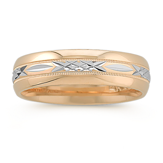 14k Yellow Gold Wedding Band (6mm)