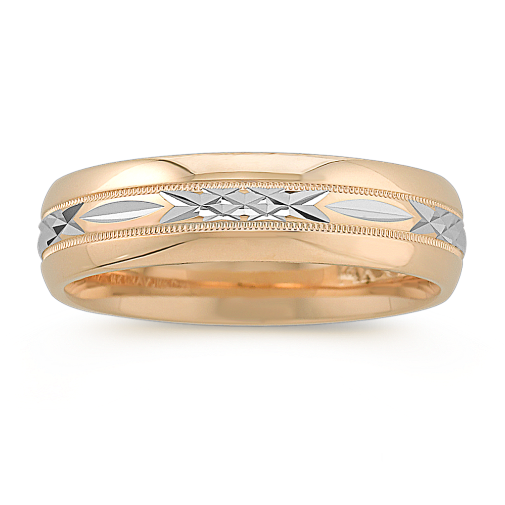 14k Yellow Gold Wedding Band (6mm)