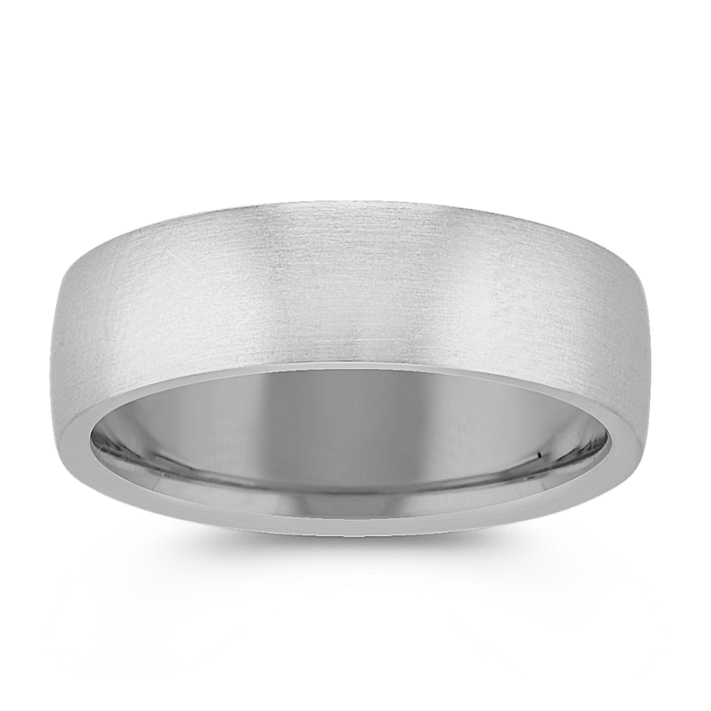 Cheyenne 14K White Gold Band (6.5mm)