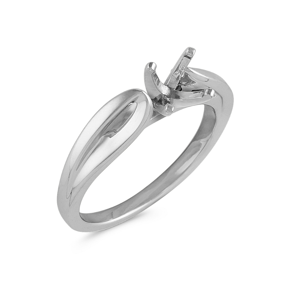 14k White Gold Engagement Ring Shane Co.