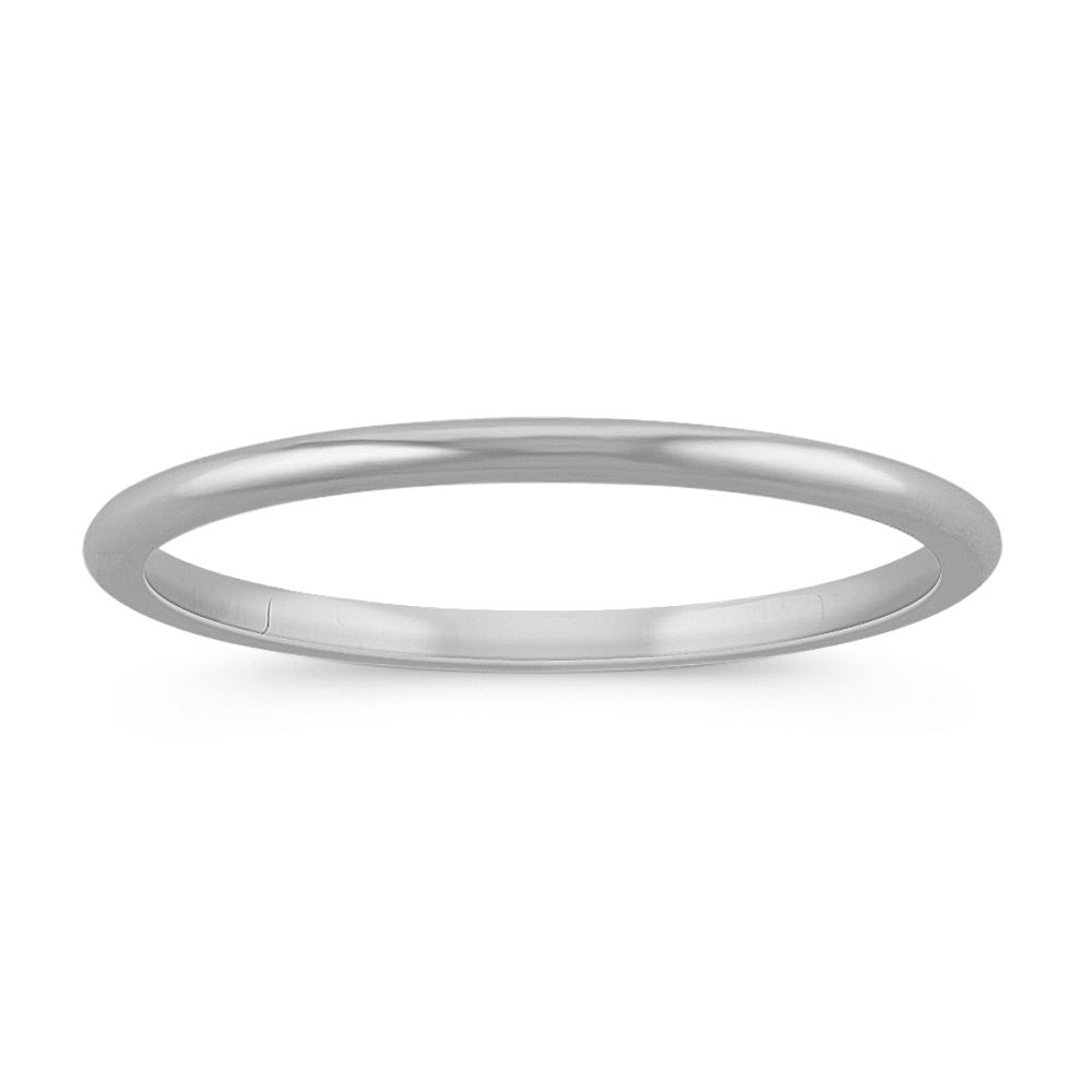 Classic 14K White Gold Band (1.3mm)