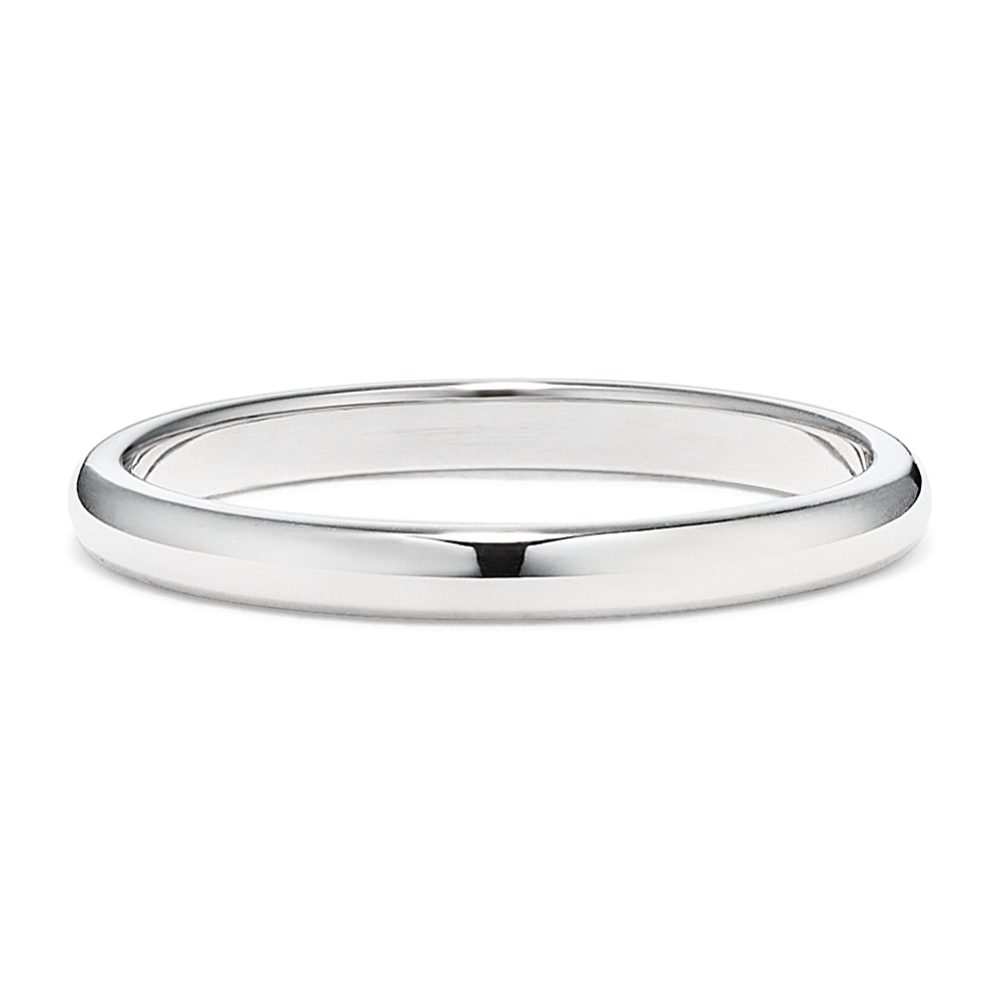 Classic 14K White Gold Band (2mm)