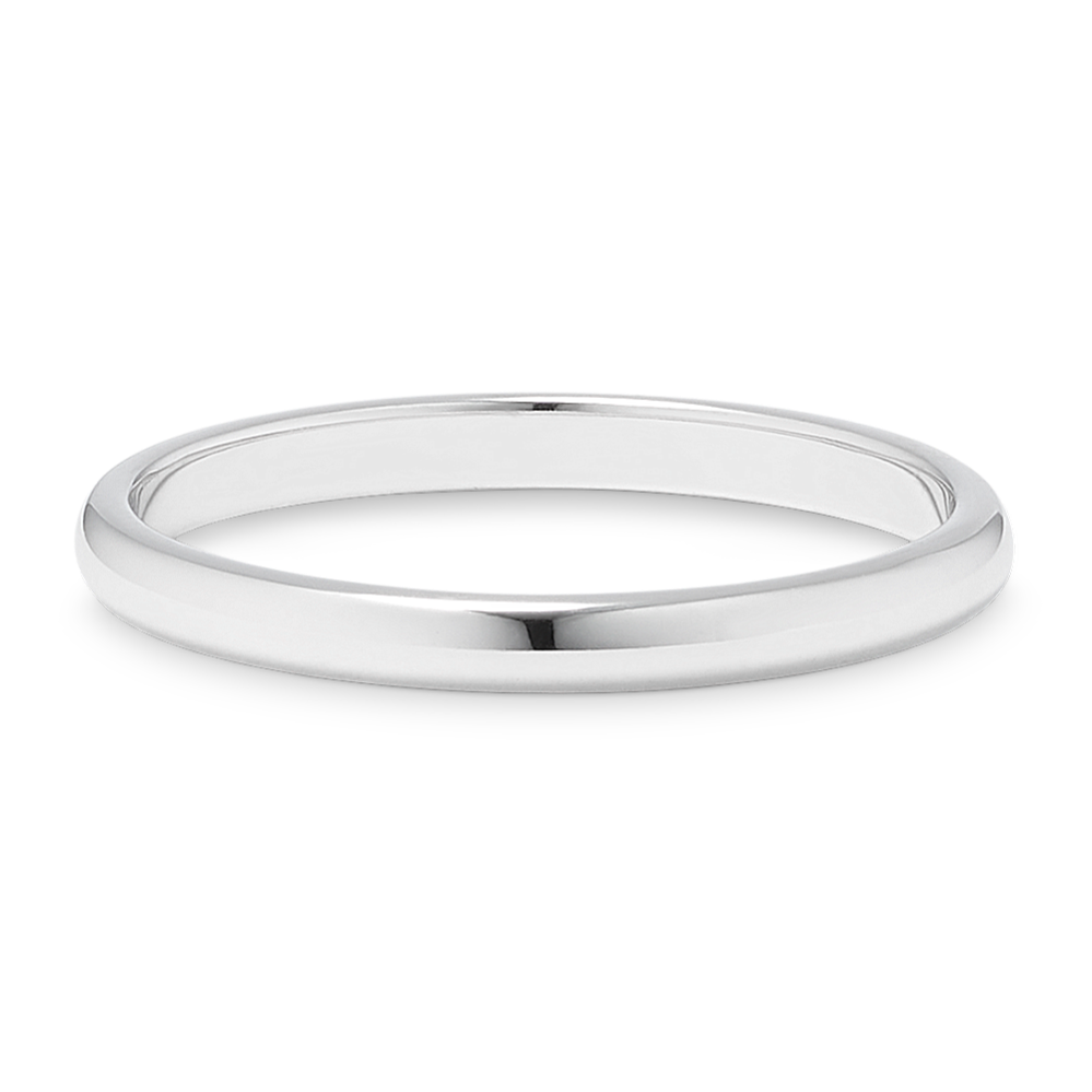 Classic 14K White Gold Band (2mm)