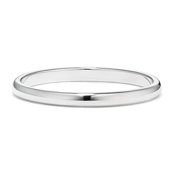 14K White Gold Band (2mm)
