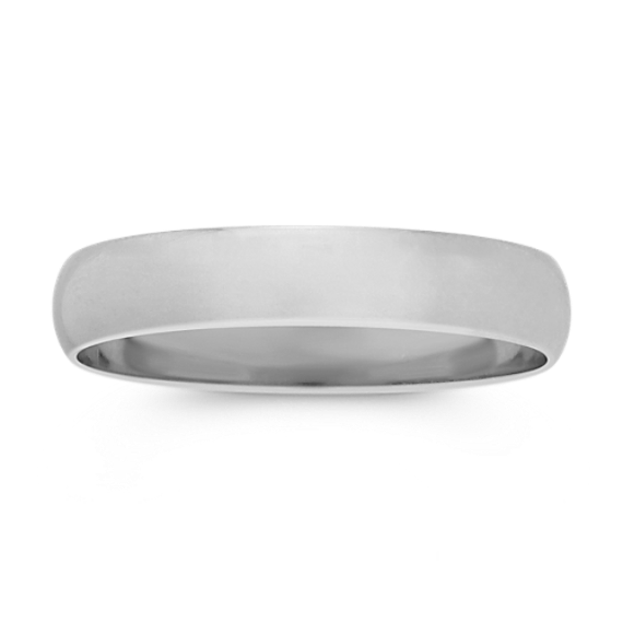 14K White Gold Band (4mm)