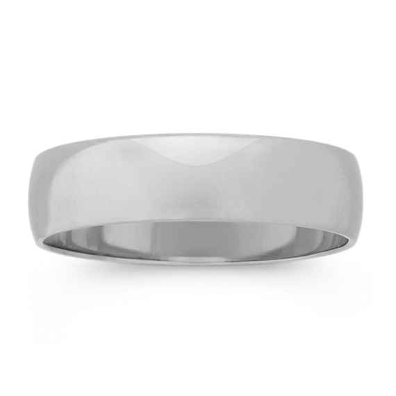 14K White Gold Band (5mm)