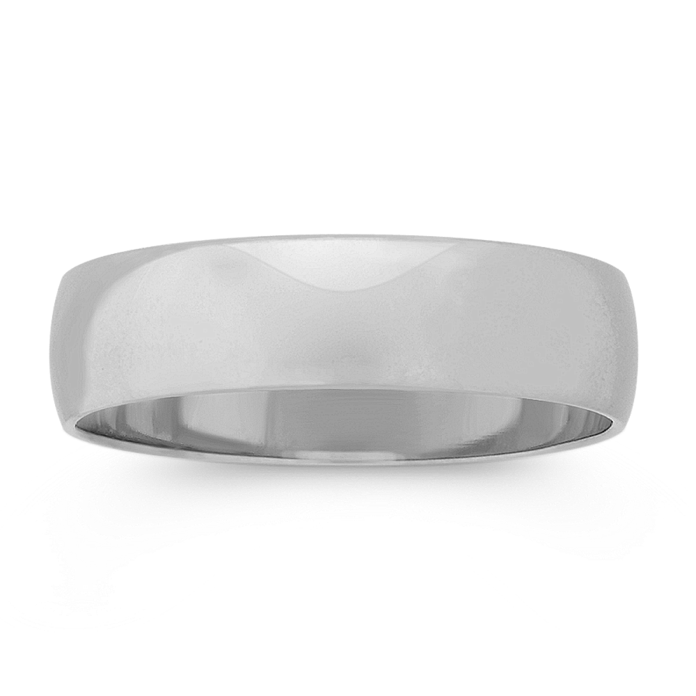 Classic 14K White Gold Band (5mm)
