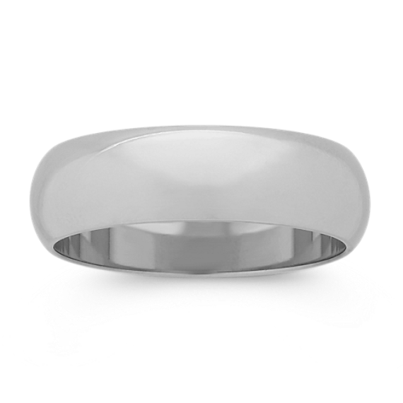 Classic 14K White Gold Band (6mm)