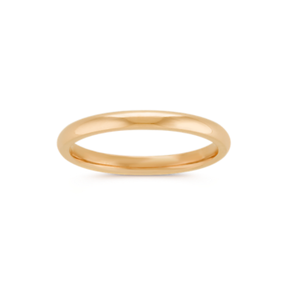 Comfort Fit 14K Gold Band (2mm)