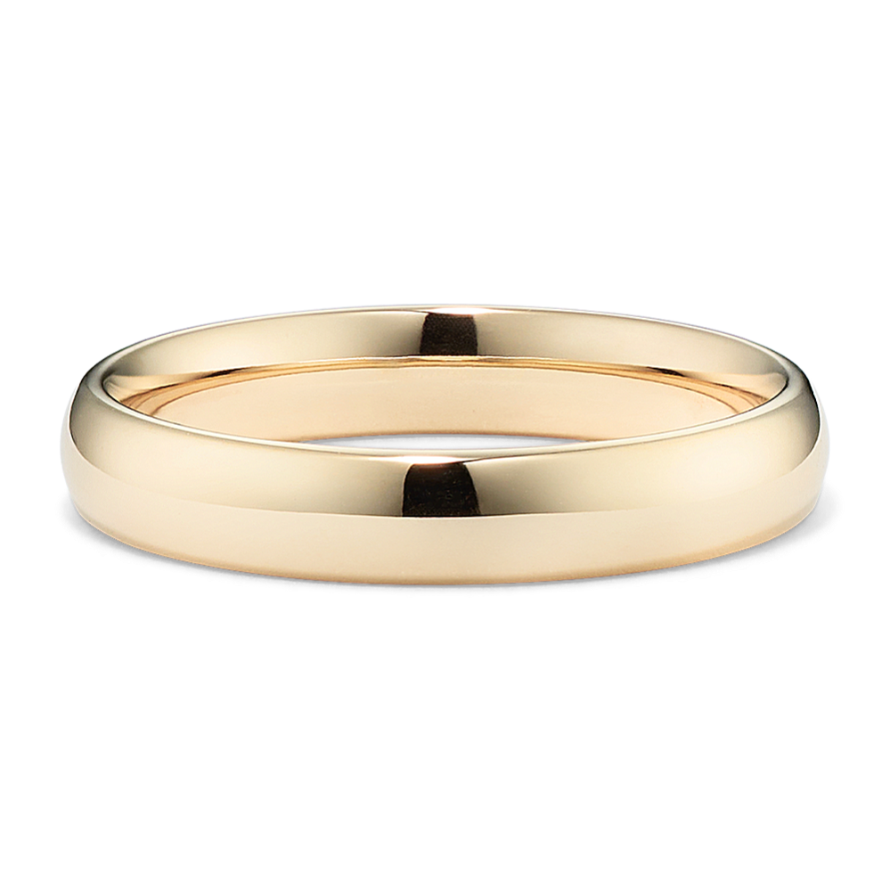 Comfort Fit 14K Gold Band (4mm)