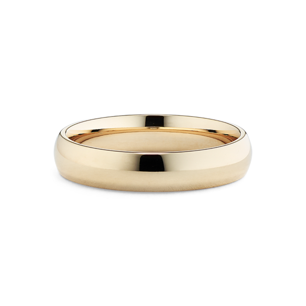 Comfort Fit 14K Gold Band (5mm)