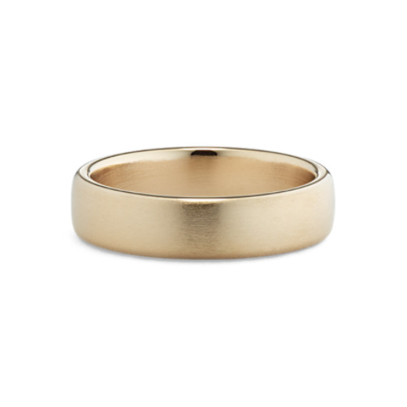 14k Yellow Gold 5mm Comfort Fit Band