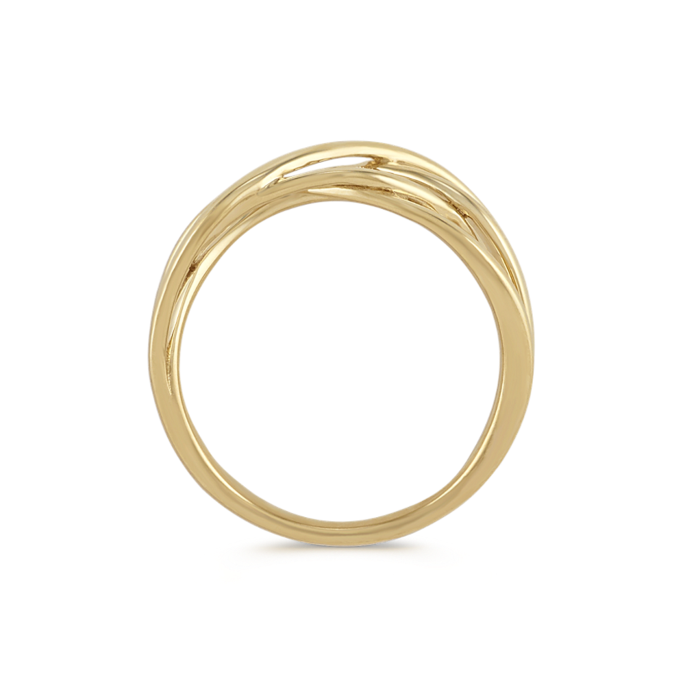 Sera Swirl Ring in 14K Yellow Gold Shane Co.