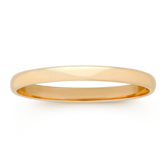 14K Yellow Gold Band (2mm)