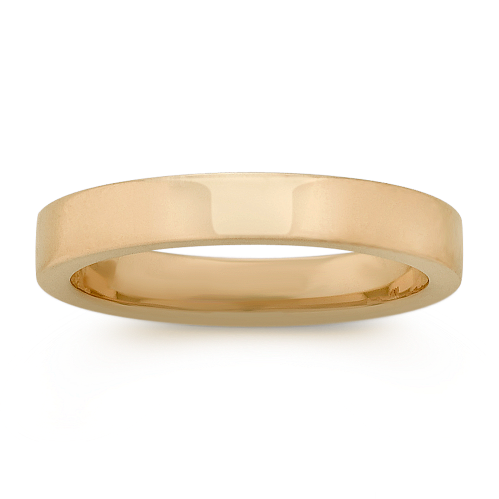 14k Yellow Gold Wedding Band (3mm)