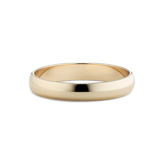 14K Yellow Gold Band (4mm)