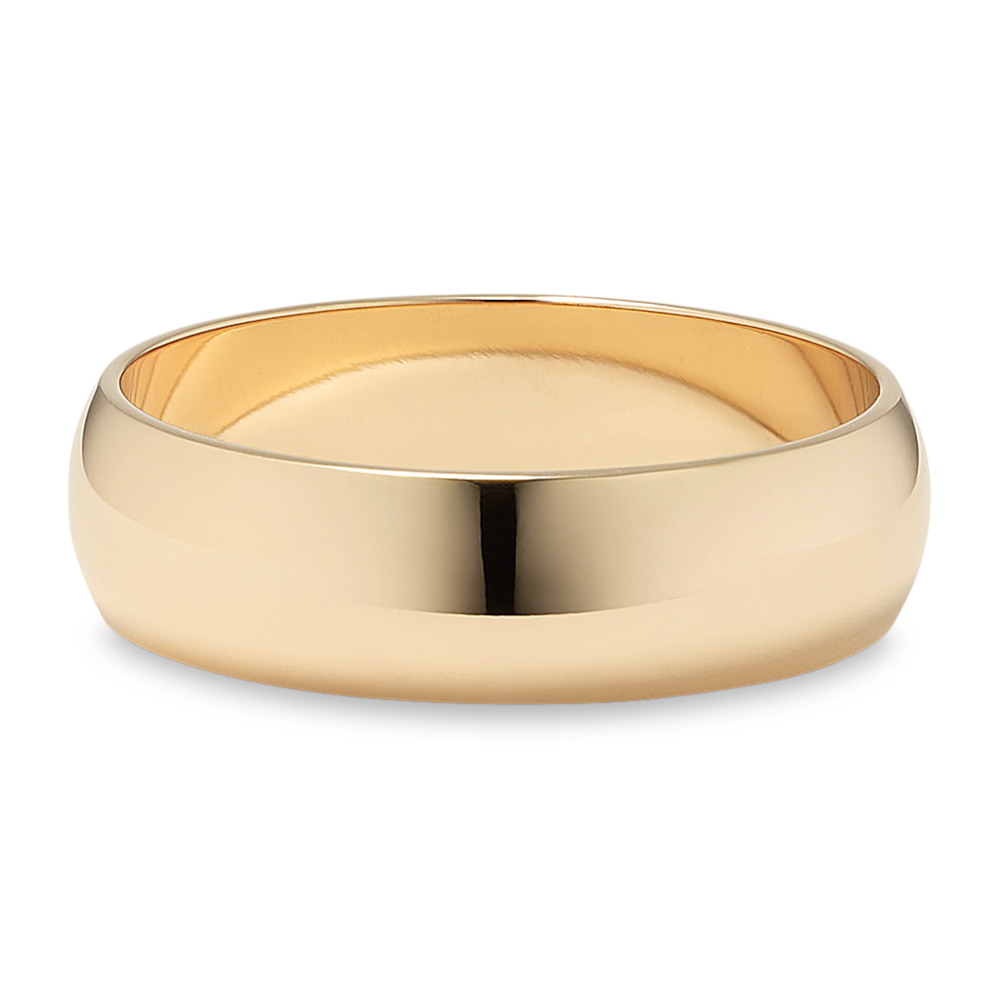 Classic 14K Yellow Gold Band (6mm)