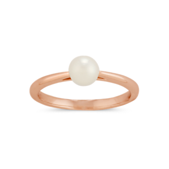 5mm Cultured Freshwater Pearl Cathedral Ring