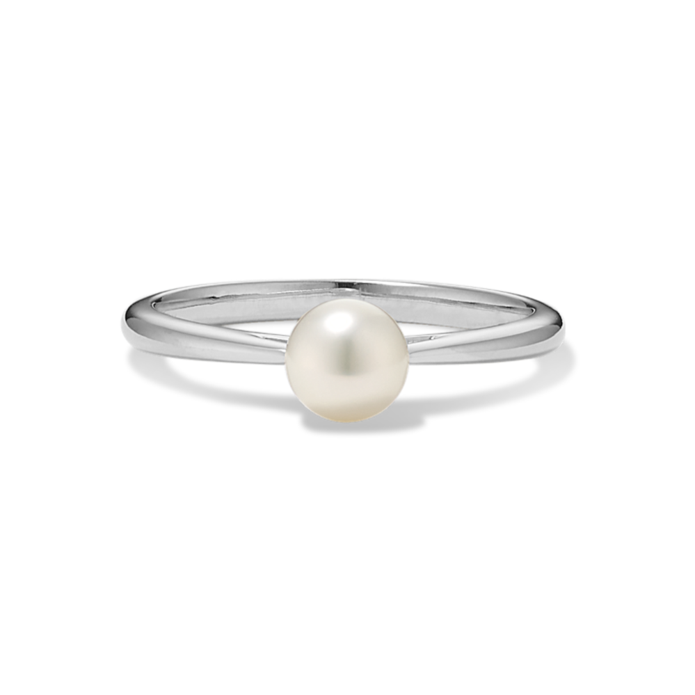 5mm Cultured Freshwater Pearl Cathedral Ring