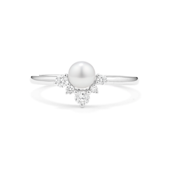 指輪・リング wing bling 14k Diana natural freshwater pearl ring Princess Diana Inspired Freshwater Pearl Ring | Angara