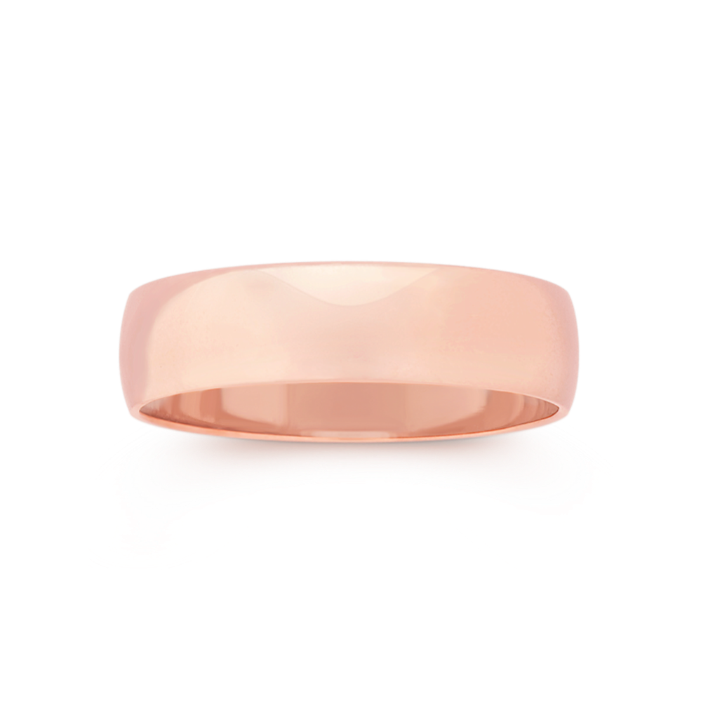 14K Rose Gold Band (5mm)