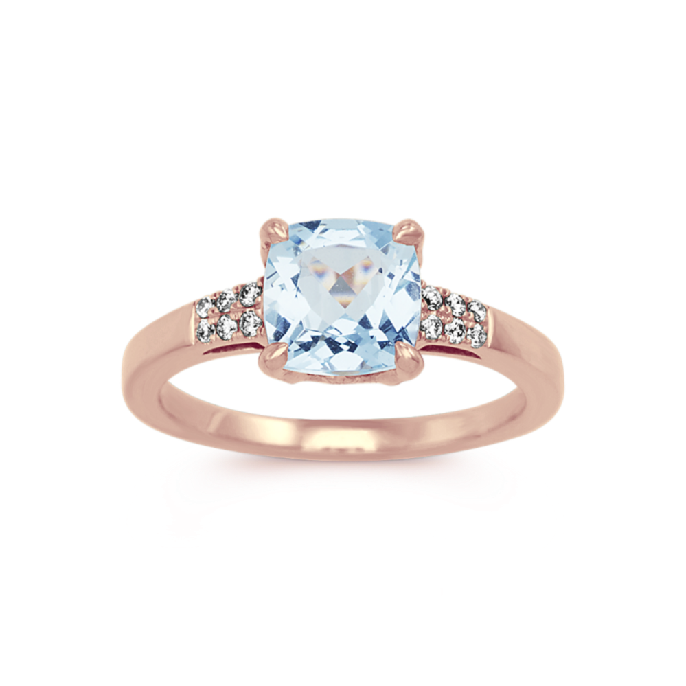 Tierney Aquamarine & Diamond Ring