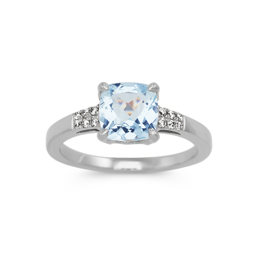 Tierney Aquamarine & Diamond Ring