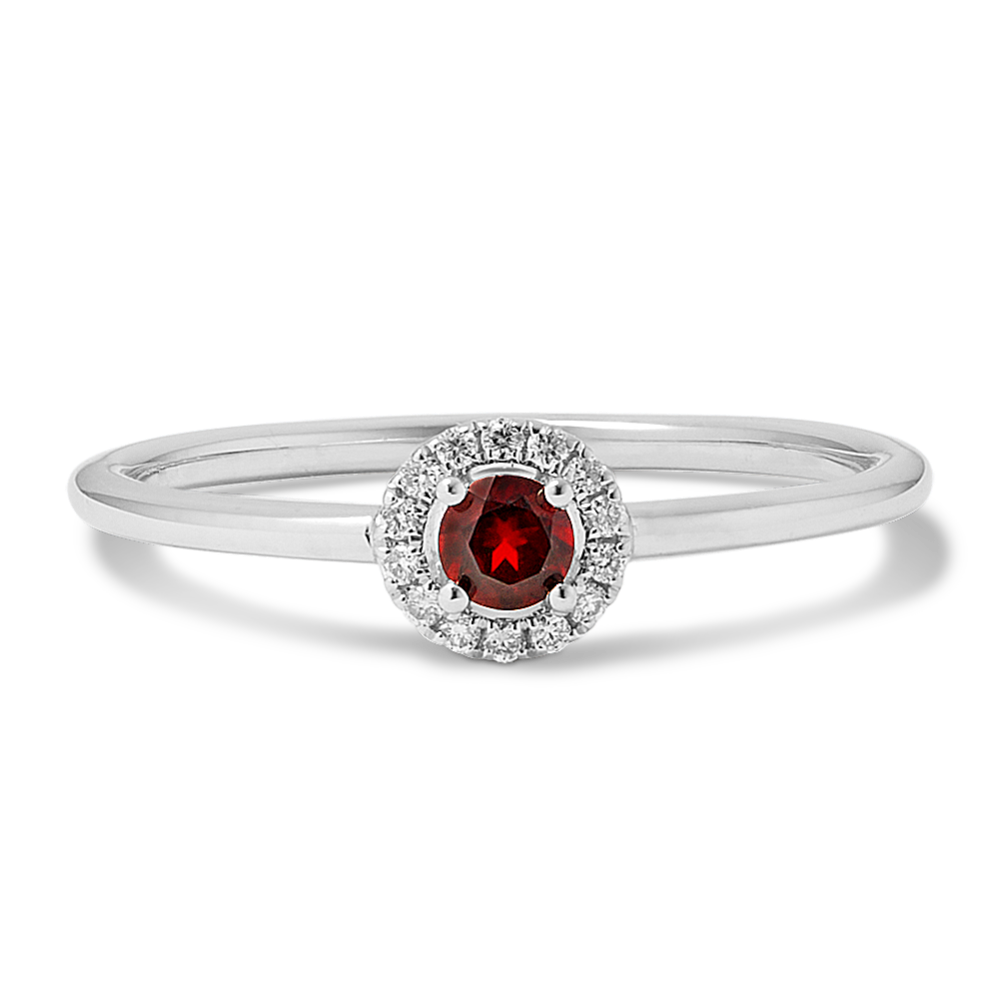 LADIES BAND 1.00CT ROUND/RUBY DIAMOND 14K WHITE GOLD (CENTER STONE RUBY APPROX -0.75CT) LADIES BAND 1.00CT ROUND/RUBY DIAMOND 14K WHITE GOLD (CENTER STONE RUBY APPROX -0.75CT)