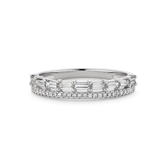 Margaret Double Row Diamond Band