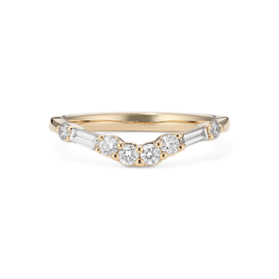 Giselle 0.25 tcw Diamond Contour Band