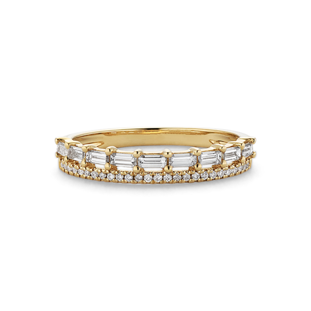 Margaret Double Row Diamond Band