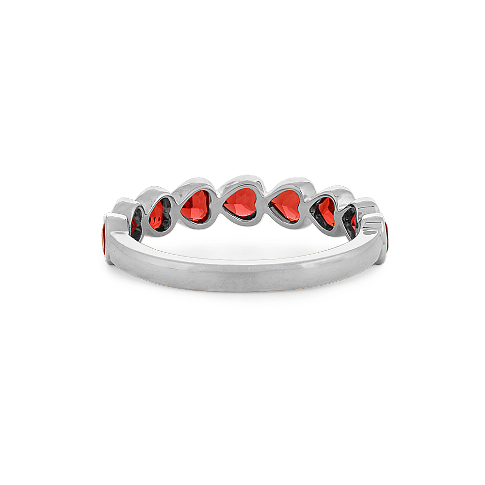 Adore BezelSet HeartShaped Ring in 14K White Gold Shane Co.