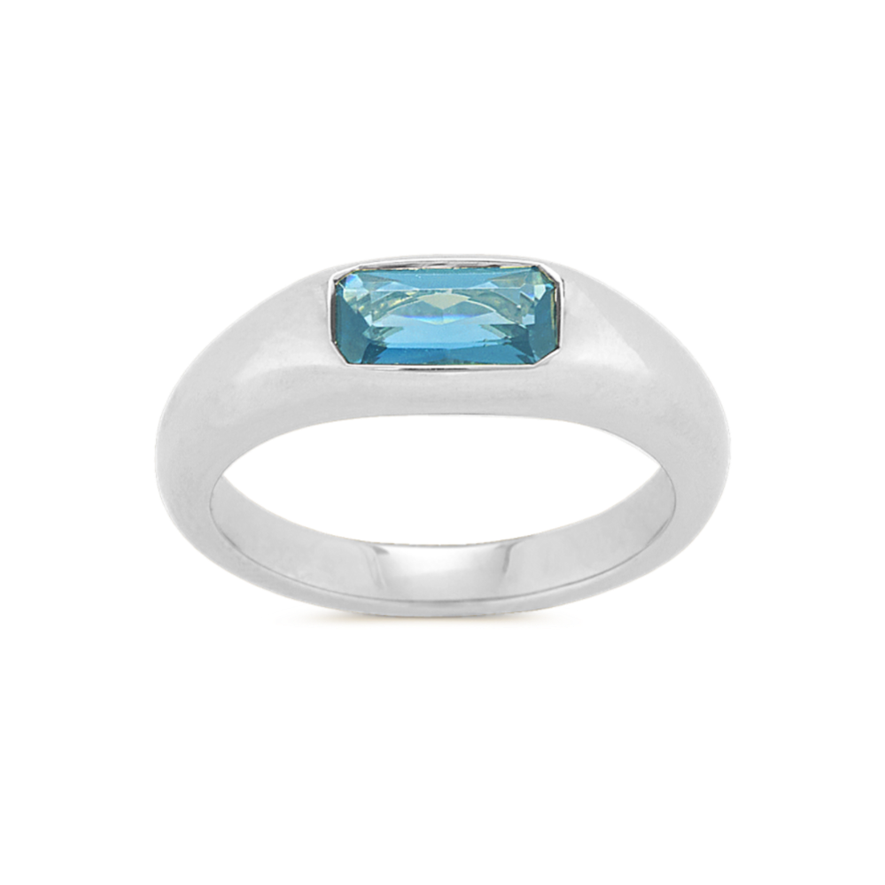 Bezel-Set London Blue Topaz Ring