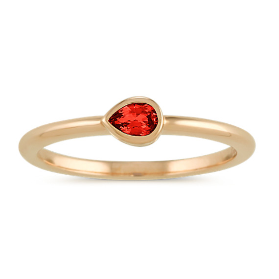 BezelSet Ruby Ring in 14k Yellow Gold Shane Co.