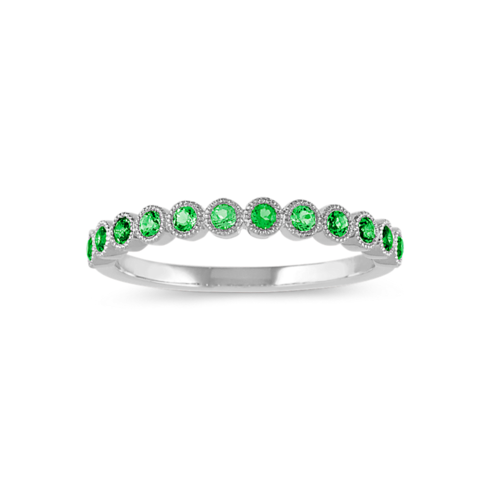 Leah Bezel-Set Tsavorite Ring