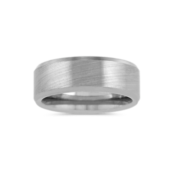 Diagonal Brush Max-T Titanium Band (8mm)