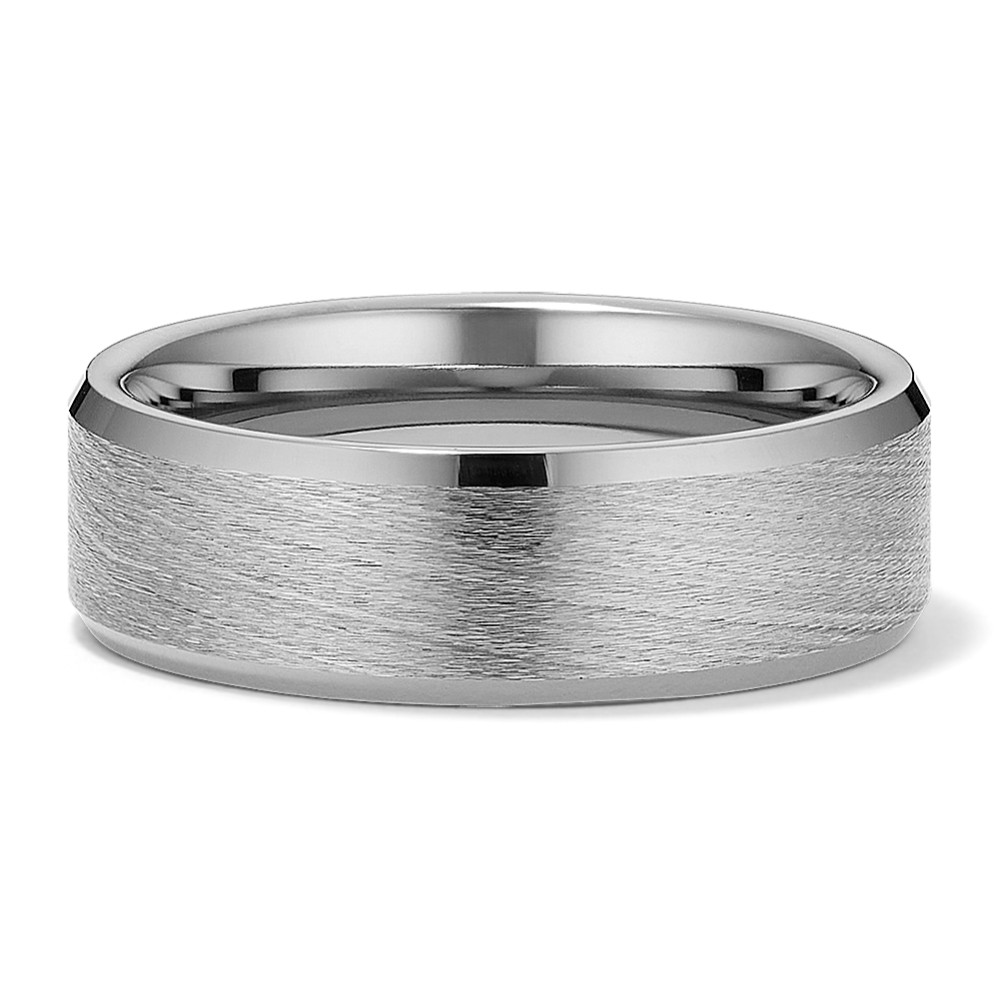 Diagonal Brush Max-T Titanium Band (8mm)