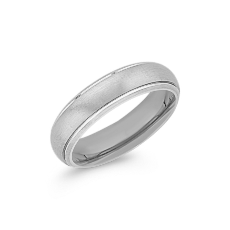 Brushed Titanium Ring (6mm)