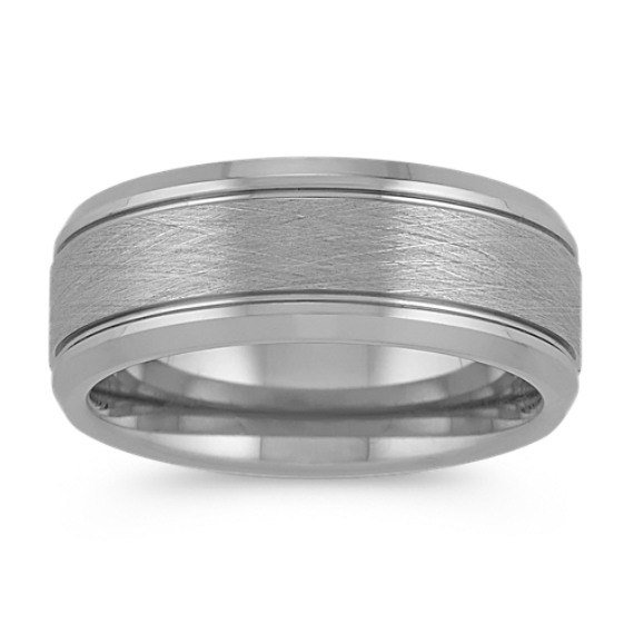 Brushed Titanium Ring (8mm) 