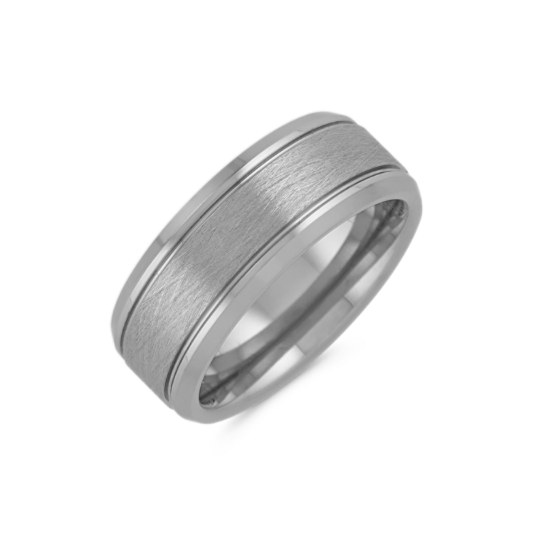 Brushed Titanium Ring (8mm)