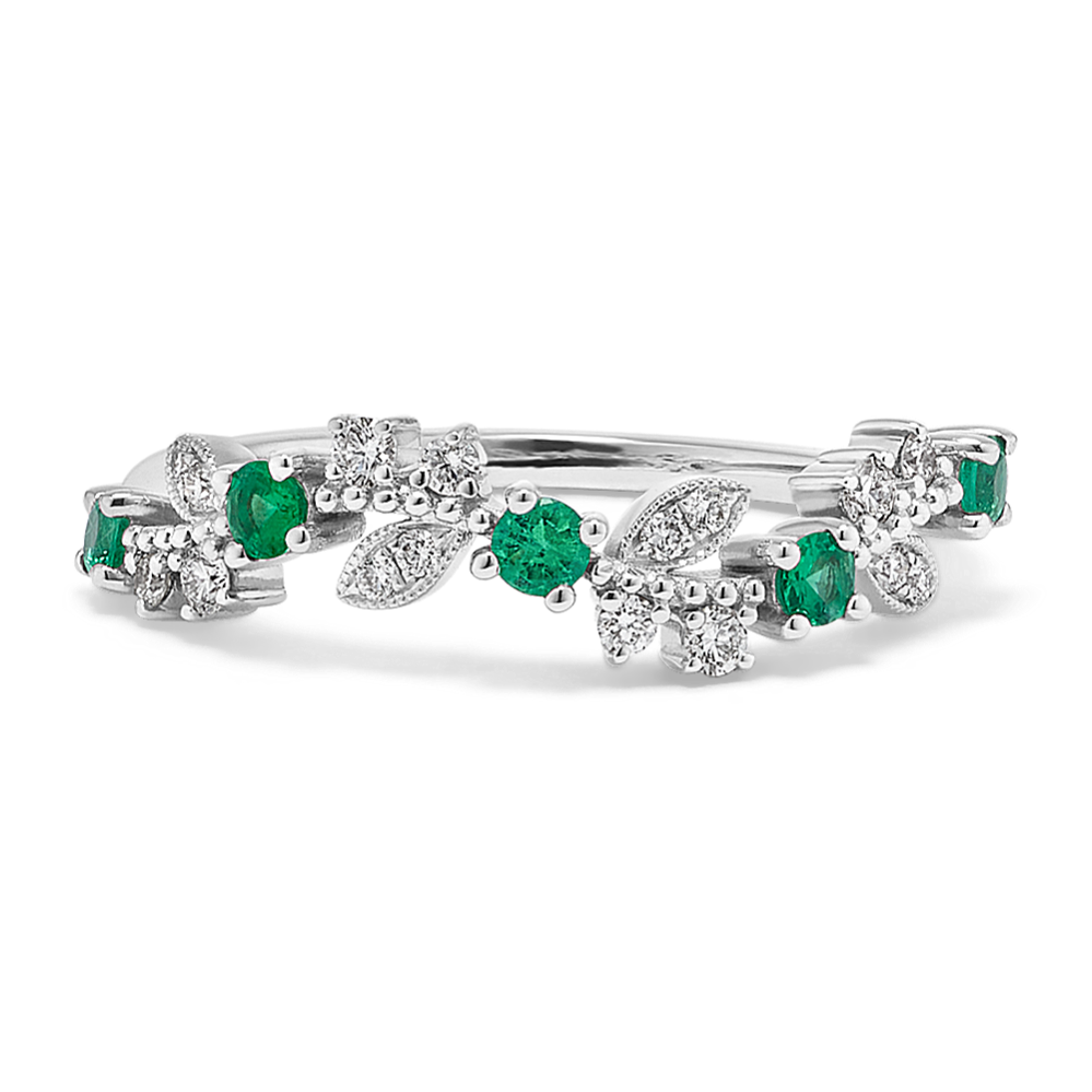 Bryony Emerald & Diamond Ring
