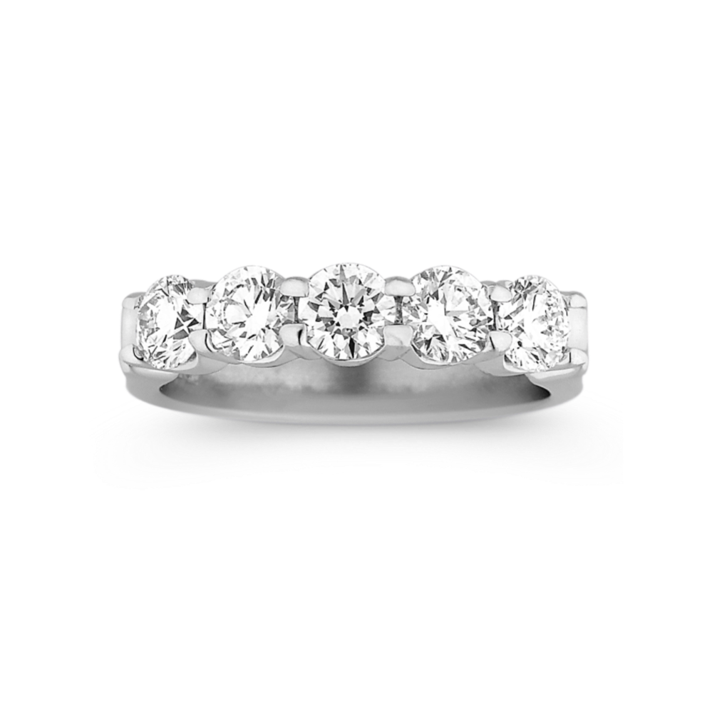 Cadenza 1.20 ct Five Stone Diamond Wedding Band