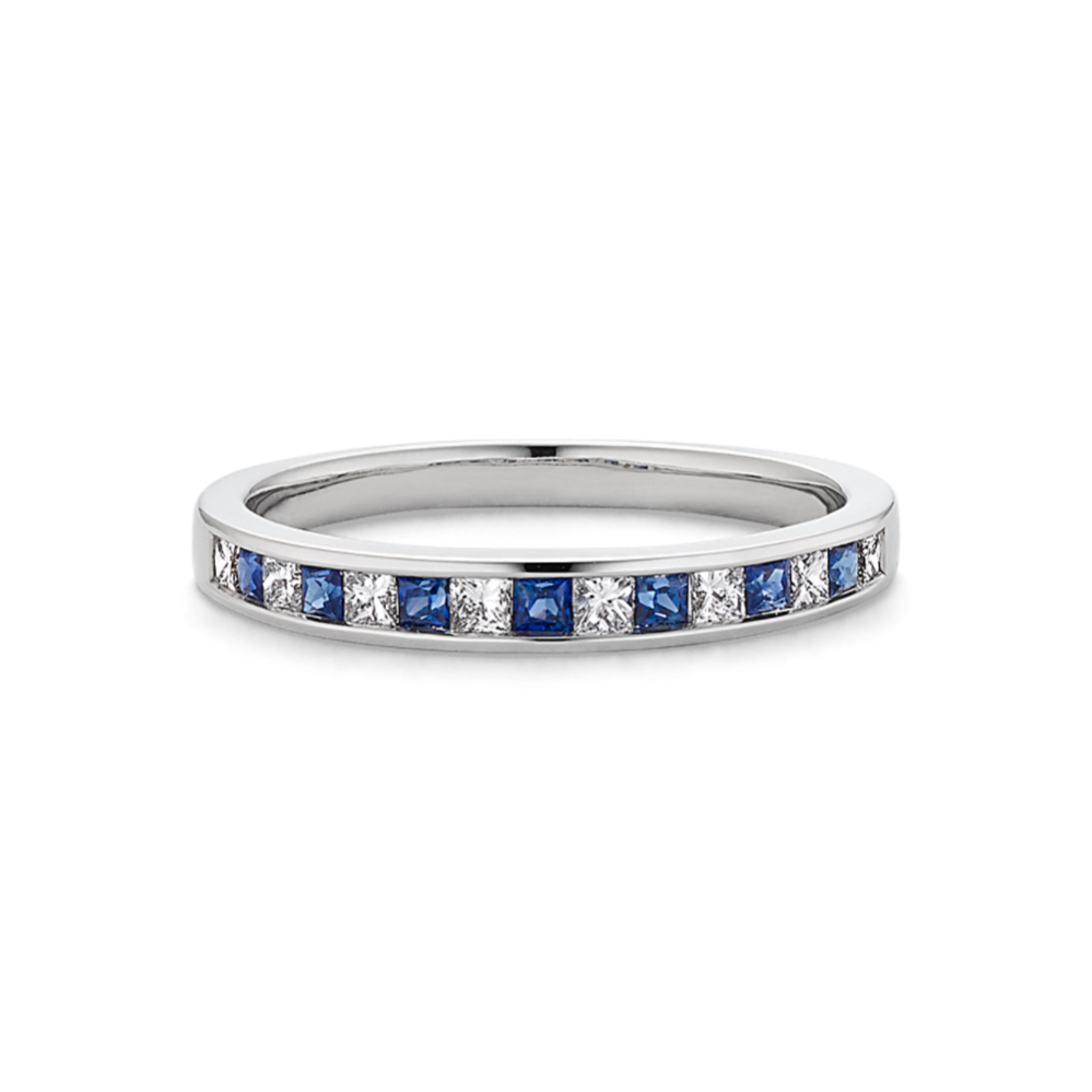 Caspian Sapphire & Diamond Band