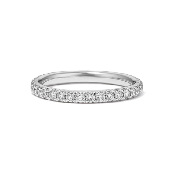 Chantal 0.45 tcw Diamond Pave Band in Platinum