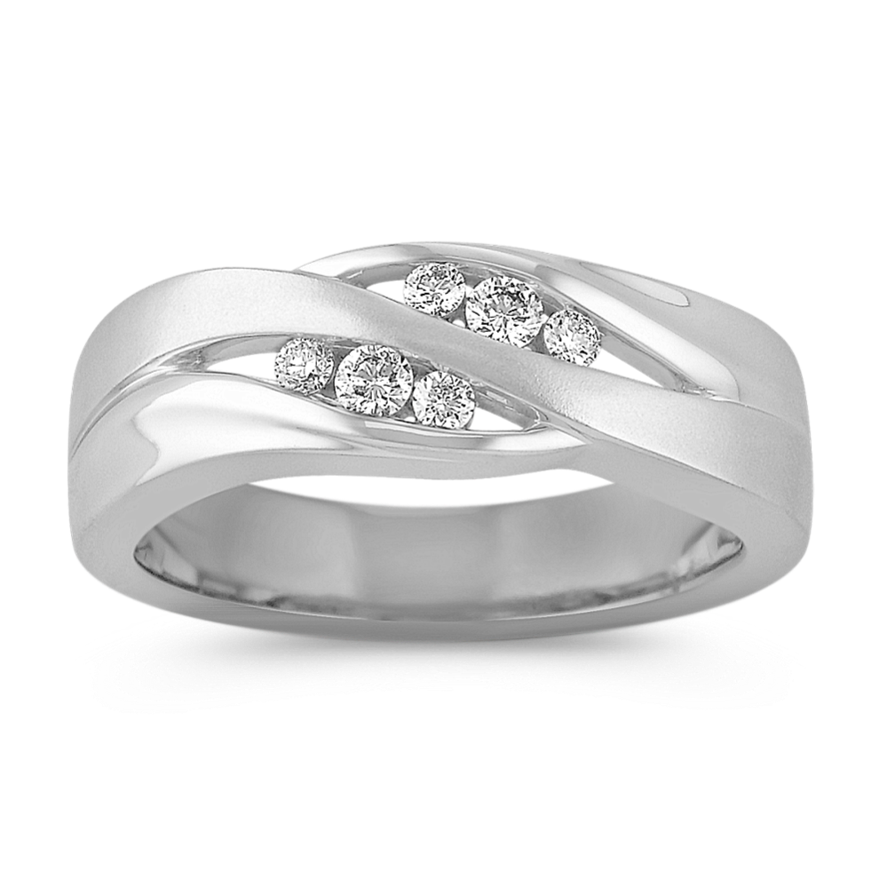Channel-Set Diamond Ring (8mm)