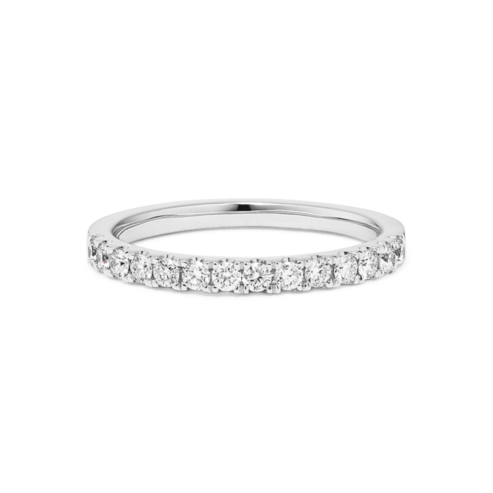 Chorus Diamond Pave Band in Platinum