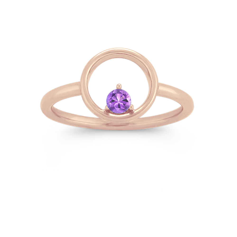Circle Ring in 14k Rose Gold